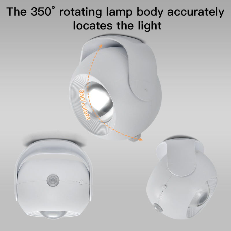 LED Sunset Wall Light with Motion Sensor 3 Color Modes Rechargeable Magnetic Wireless Picture Lamp Dimmable for Bedroom Hallway Stair
