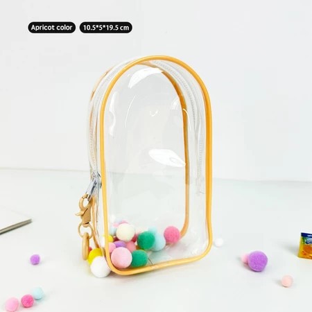 Labubu PVC Transparent Storage Bag – Cube-Shaped Dustproof Exhibition & Travel Carry Bag