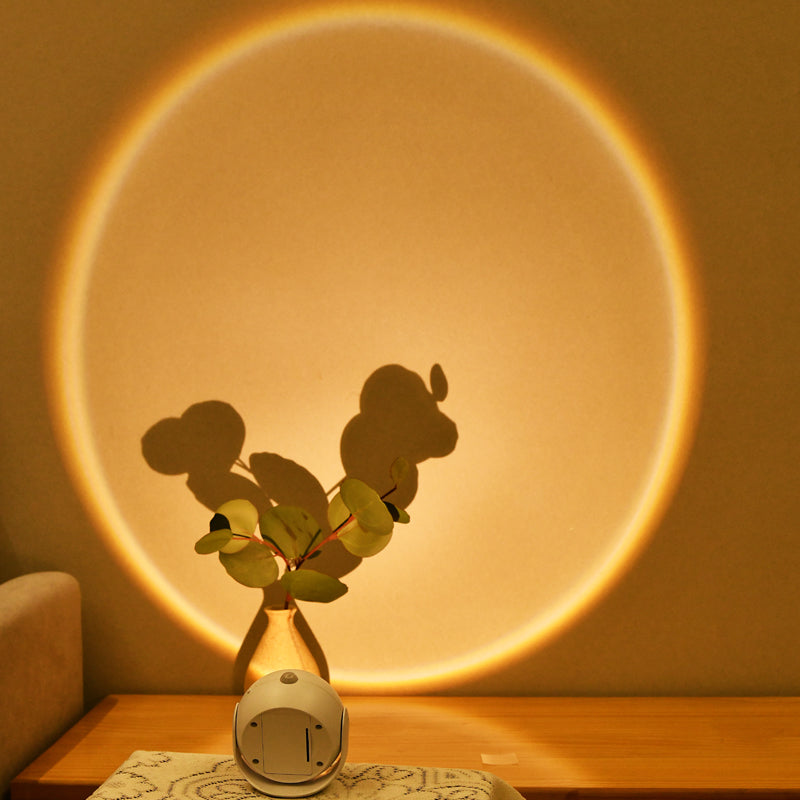 LED Sunset Wall Light with Motion Sensor 3 Color Modes Rechargeable Magnetic Wireless Picture Lamp Dimmable for Bedroom Hallway Stair
