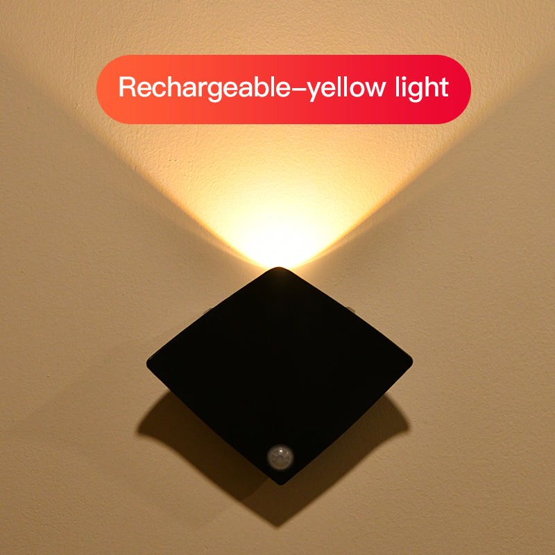 Rechargeable Wall Sconces with Motion Sensor Magnetic Stick-On Night Lights for Stairs Closet and Bedroom