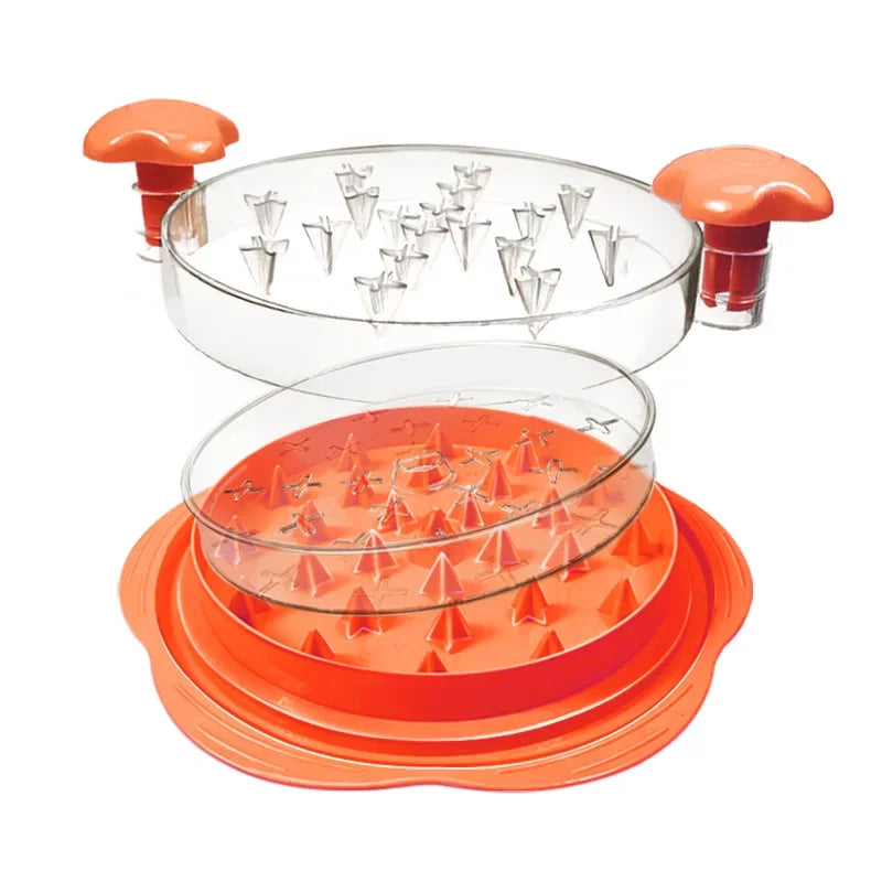 2025 Pro Chicken Shredder Tool Twist & Chop Meat Fast, Visible Lid, Anti-Slip Base, Food Grade, Dishwasher Safe