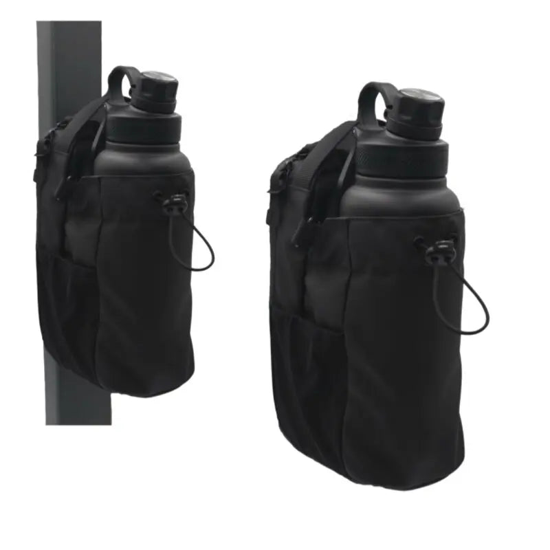 Magnetic Water Bottle Pouch Strong Magnet Cup Holder Bag for Gym, Travel, Outdoor Sports & Everyday Fitness
