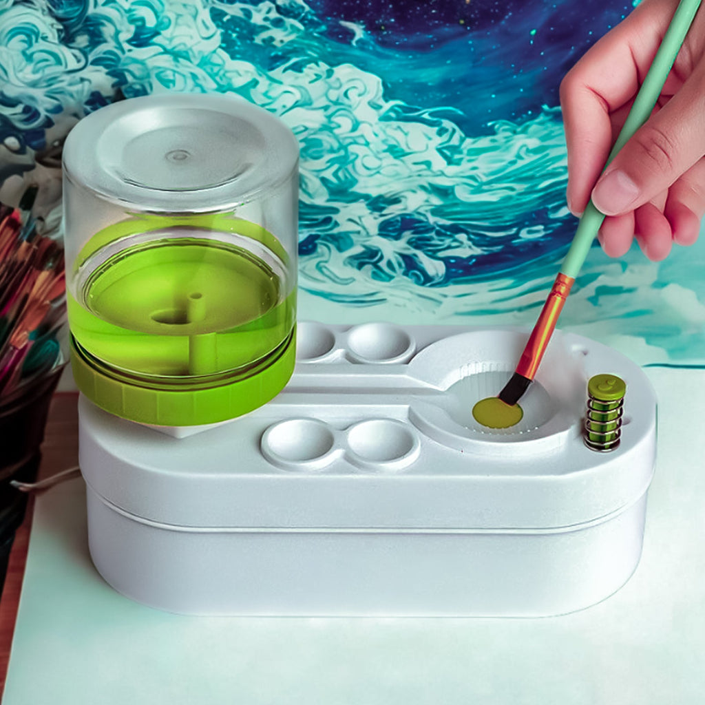 Paint Brush Cleaner Automatic Water Circulation Easy One Press Operation