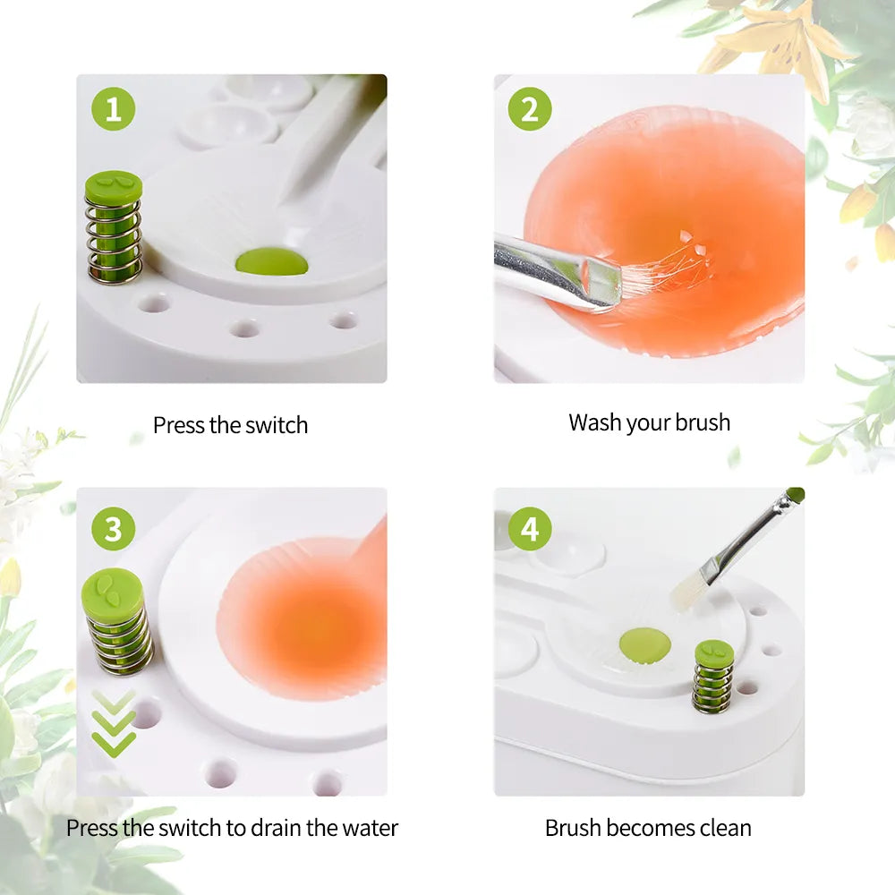 Paint Brush Cleaner Automatic Water Circulation Easy One Press Operation