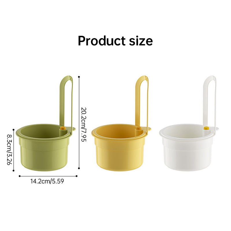 Adjustable Sink Strainer Plastic Colander Basket for Washing and Draining