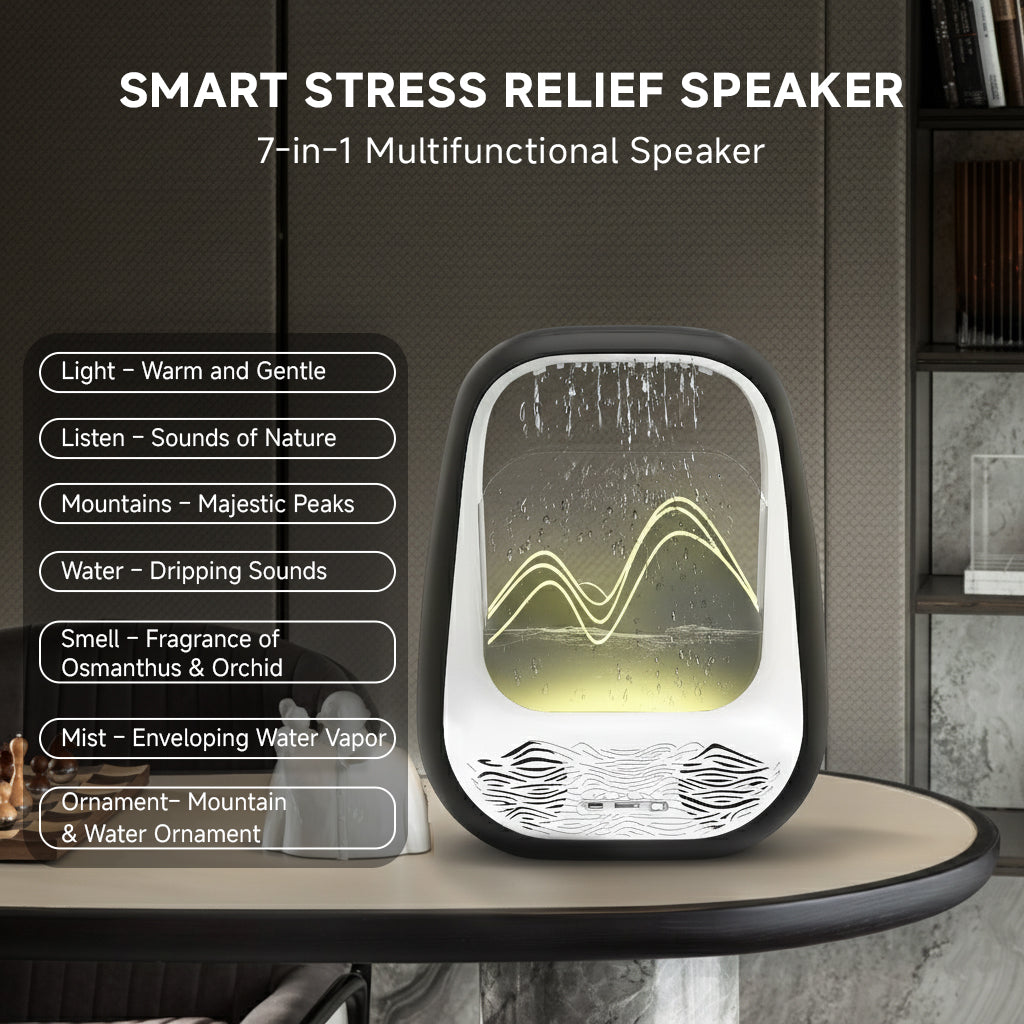 Raindrop Sleep Sound Bluetooth Speaker White Noise & Relaxing Night Light