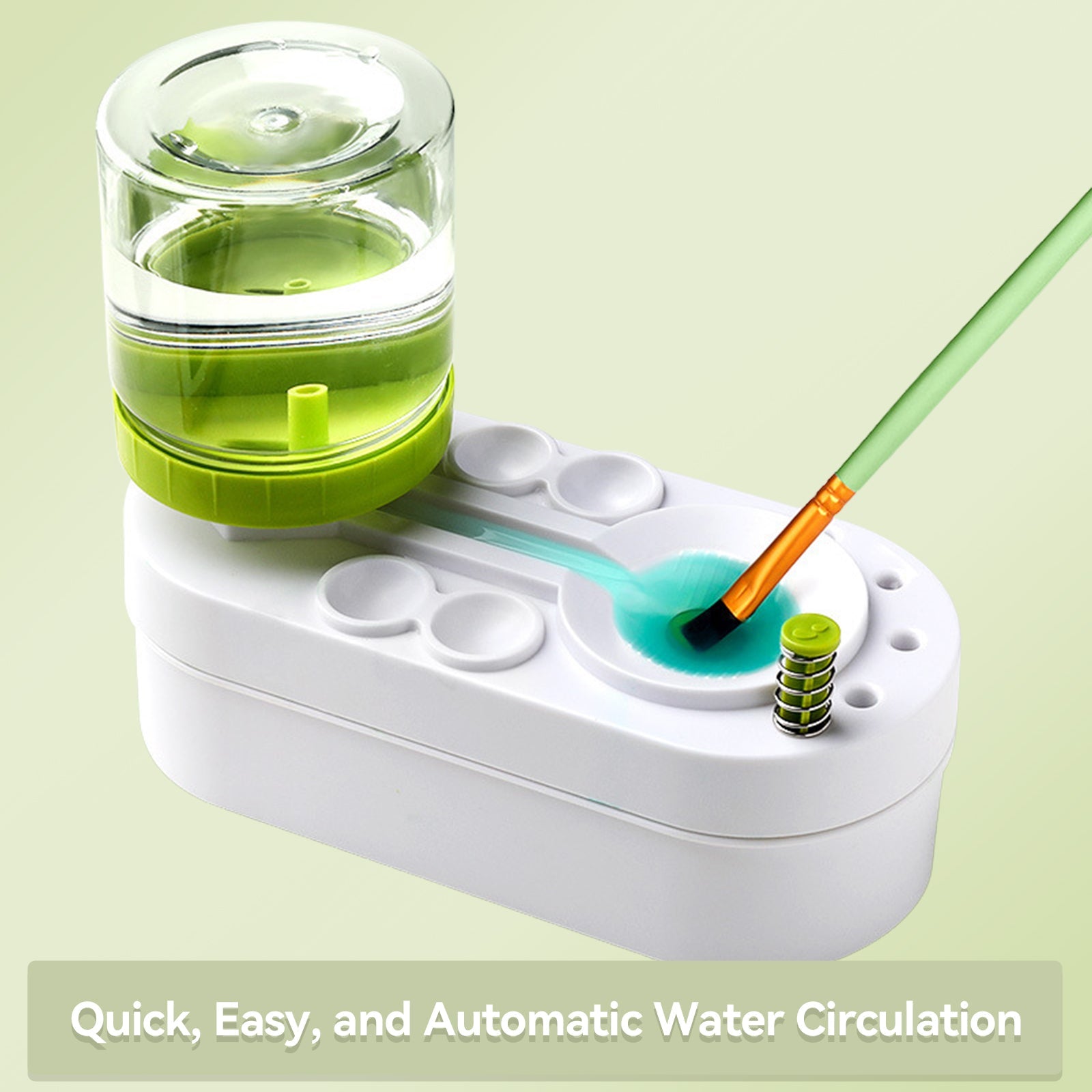 Paint Brush Cleaner Automatic Water Circulation Easy One Press Operation