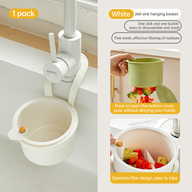 Adjustable Sink Strainer Plastic Colander Basket for Washing and Draining