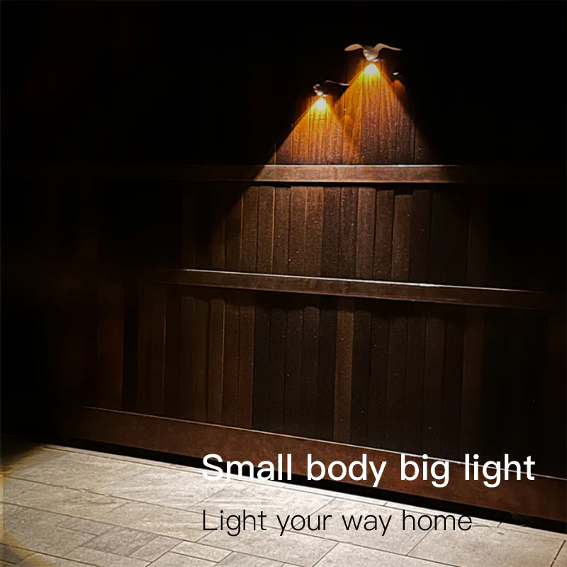 Motion Sensor Light for Indoor and Outdoor Use Waterproof Seagull Design Decorative Lamp
