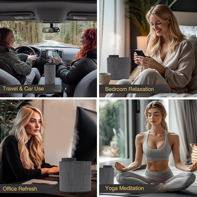 Large Capacity Waterless Aromatherapy Diffuser Electric Aroma Diffuser Machine for Home and Office