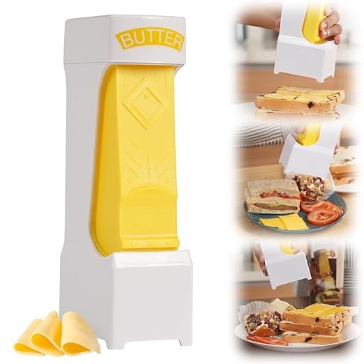 Butter Slicer & Cheese Cutter Handy Kitchen Tool for Fresh Butter on Bread, Toast, and Desserts