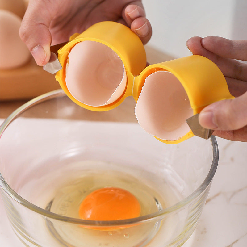 Egg Shell Opener for Raw Eggs – Cracker & Separator Tool