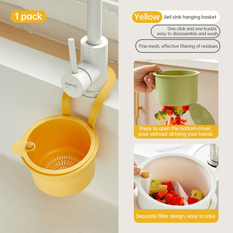 Adjustable Sink Strainer Plastic Colander Basket for Washing and Draining
