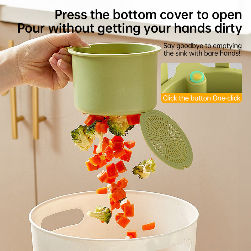 Adjustable Sink Strainer Plastic Colander Basket for Washing and Draining