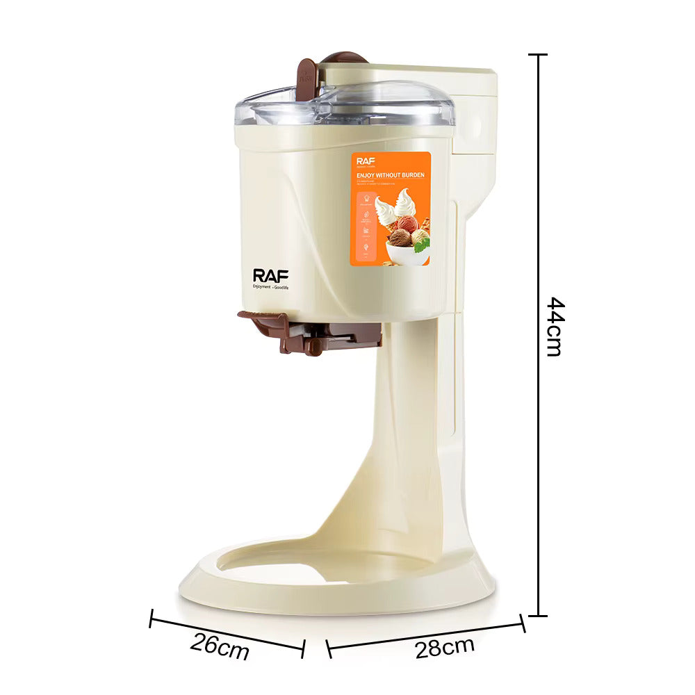 Home Ice Cream Maker 1L Automatic Gelato and Yogurt Machine with EU Plug 220V