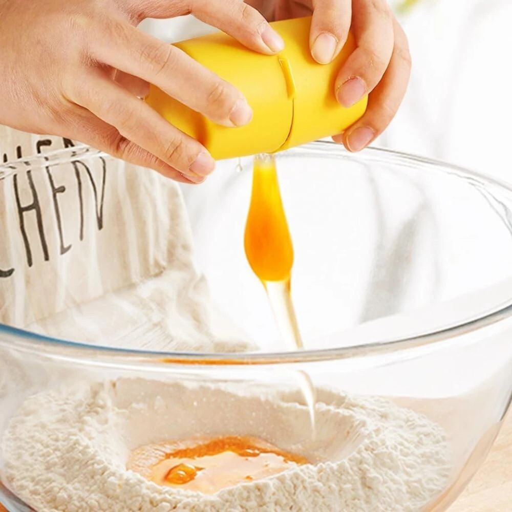 Egg Shell Opener for Raw Eggs – Cracker & Separator Tool