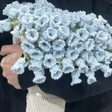 Handmade Crochet Flower Bouquet Blanket Multi Flower Sofa Throw Cozy Decorative Bed Blanket