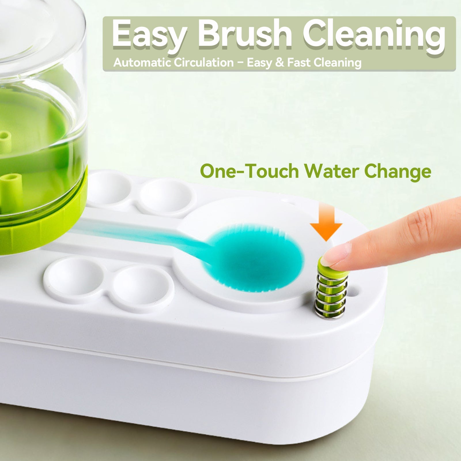 Paint Brush Cleaner Automatic Water Circulation Easy One Press Operation