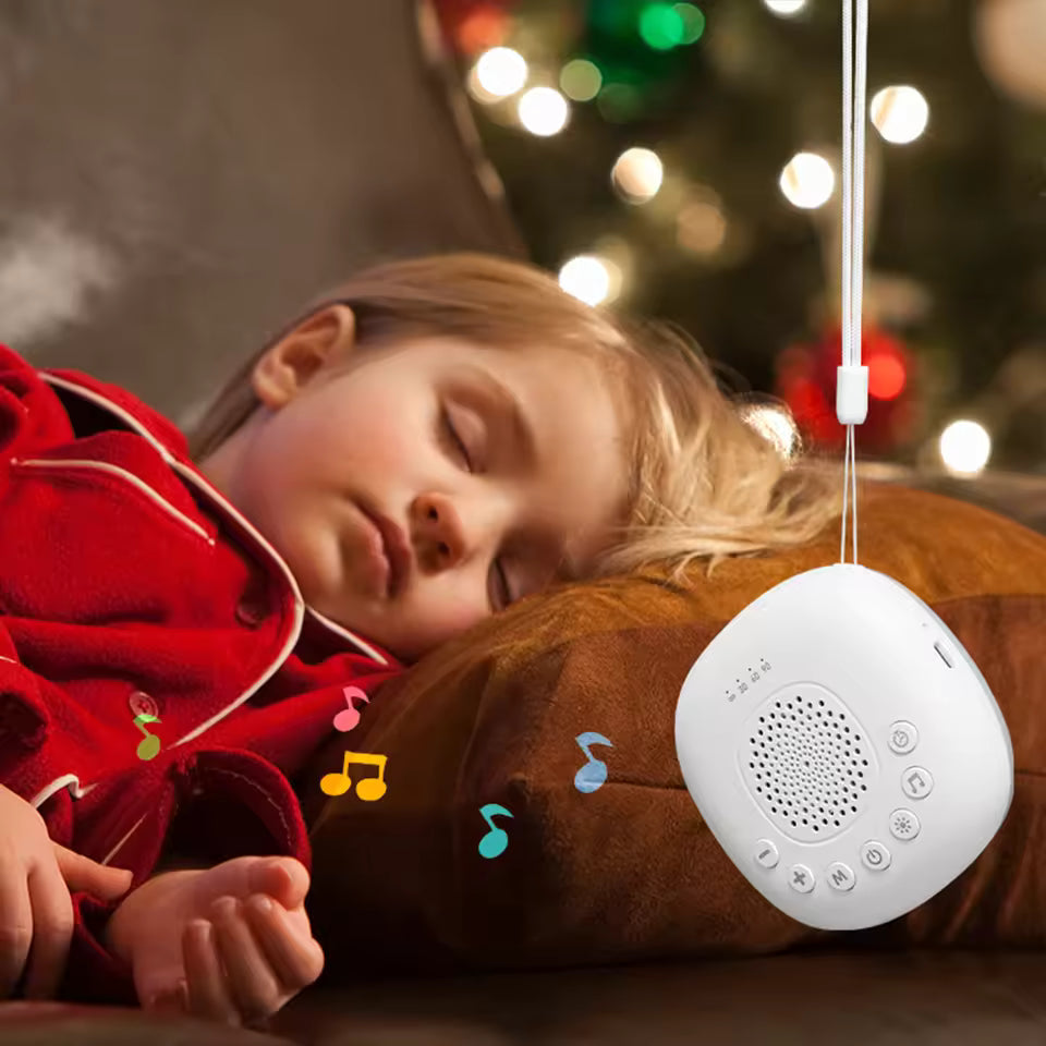 White Noise Machine with Colorful Breathing Light & 20 Peaceful Sounds for Deep Sleep and Mindful Moments