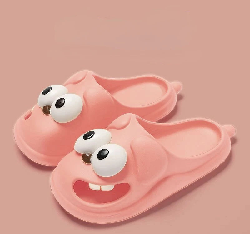 Slipper Tongue Kiss Big Eye Dog Slippers Cute Funny 3D Puppy Slides for Women