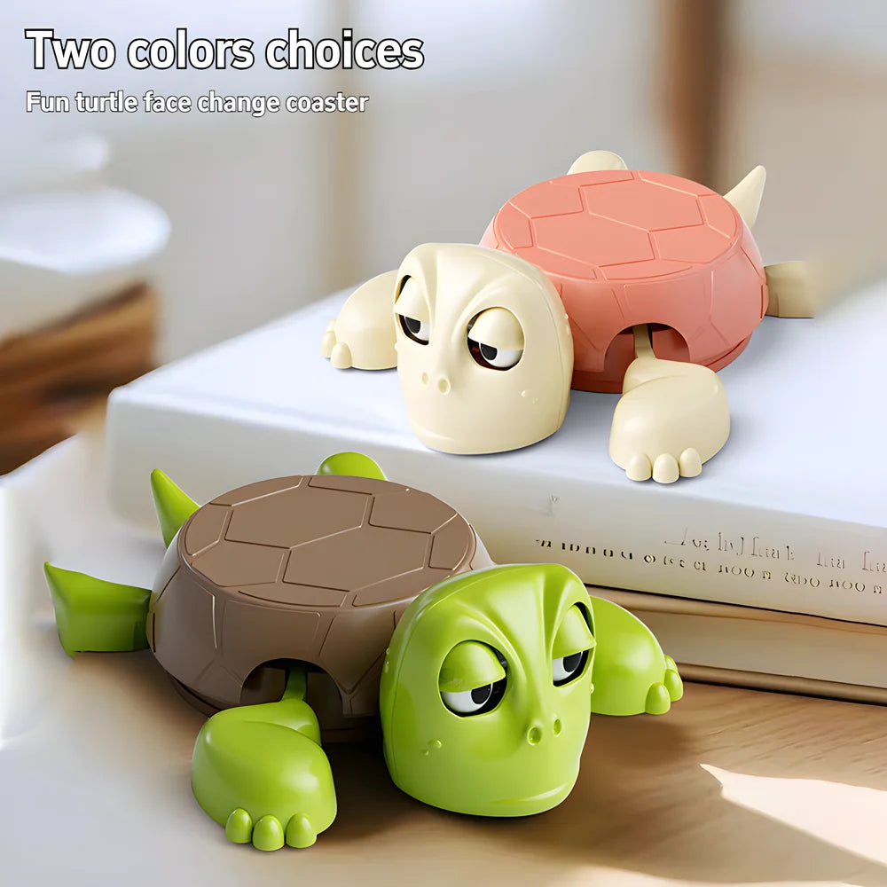 Turtle Coaster with Sound Funny Interactive Cup Holder for Kids Play and Table Protection 3D Printed Drink Mat for Coffee and Tea