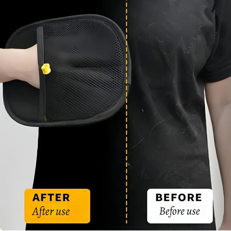 Pet Hair Remover Gloves Upgraded Double-Sided Grooming Glove for Cats and Dogs, Reusable & Washable with Electrostatic Grip