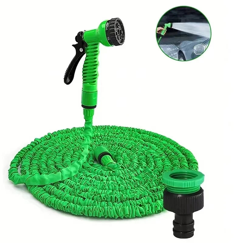 Expandable Magic Garden Hose Up to 200 Ft, Lightweight, Durable with 7 Spray Modes & Spray Gun Ideal for Home & Garden Watering