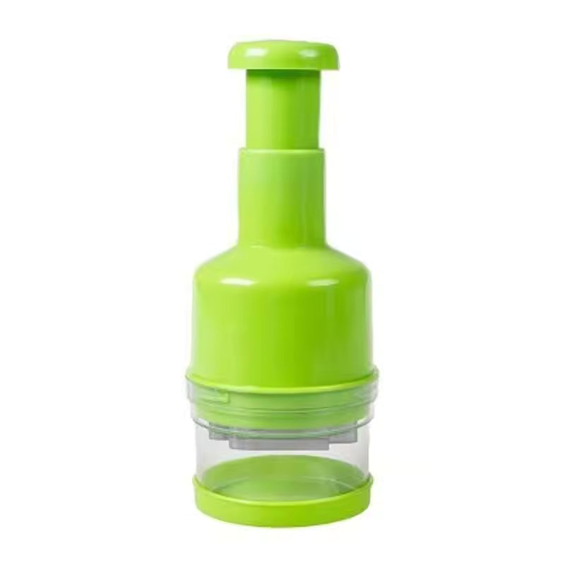 Multi-Purpose Manual Vegetable Cutter for Onions, Garlic, and More – Easy Press Design with Non-Slip Base