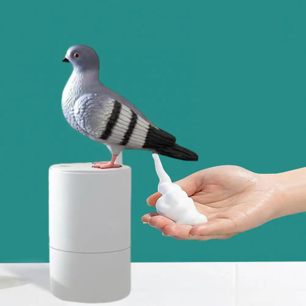 Pigeon Soap Dispenser Bird-Shaped Touchless Foam Dispenser, Automatic Sensor for Hygienic & Fun Hand Washing
