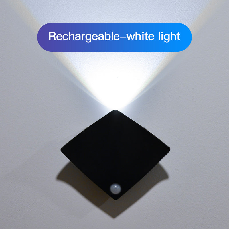 Rechargeable Wall Sconces with Motion Sensor Magnetic Stick-On Night Lights for Stairs Closet and Bedroom