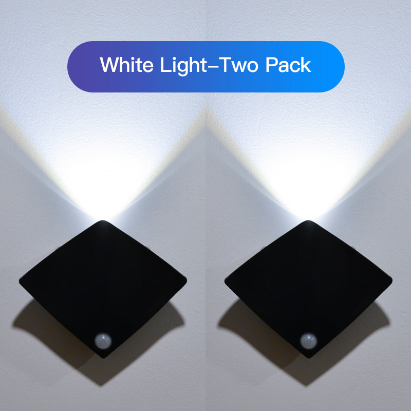 Rechargeable Wall Sconces with Motion Sensor Magnetic Stick-On Night Lights for Stairs Closet and Bedroom