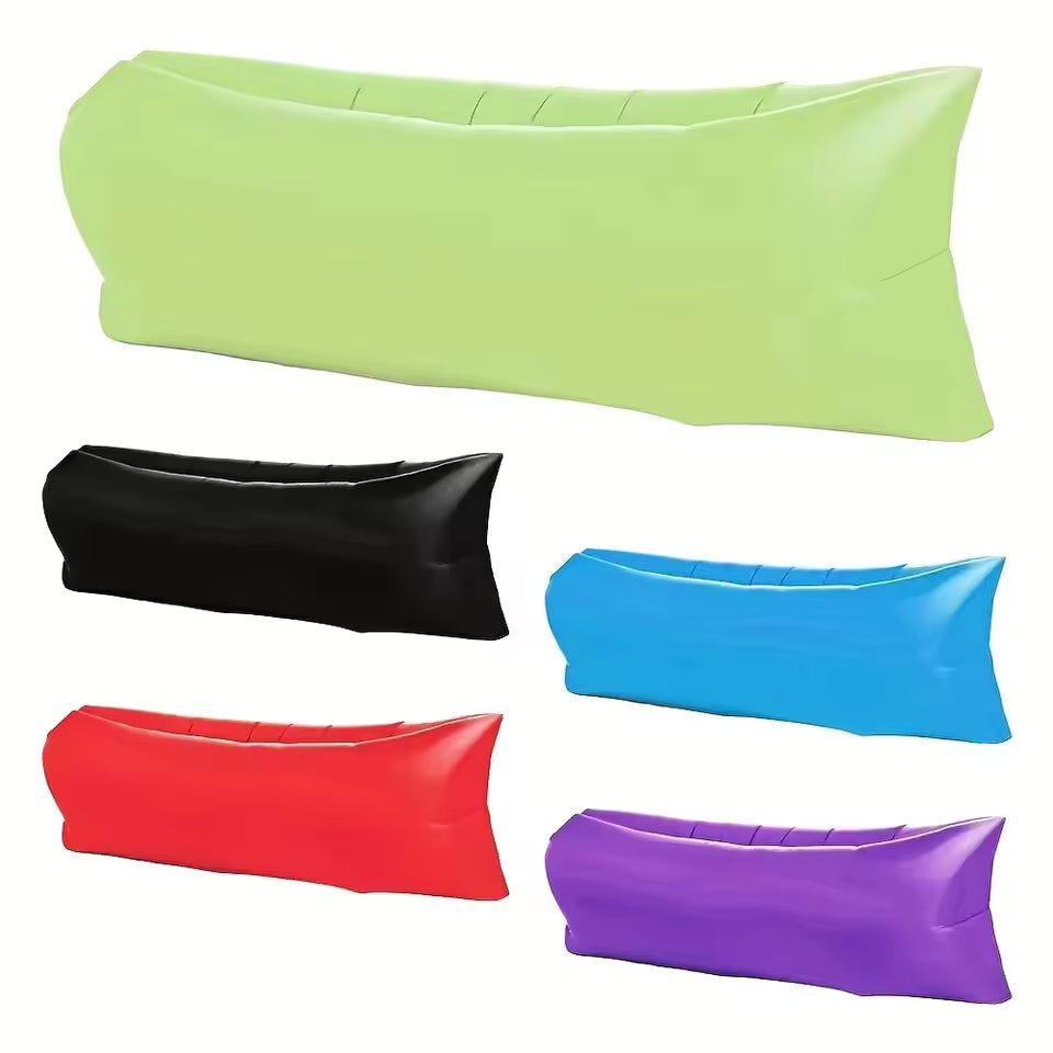 Inflatable Sofa Cushion Portable Air Lounger Camping Tent Bed Sleeping Bag Outdoor Folding Durable Beach Lazy Chair Air Mattress
