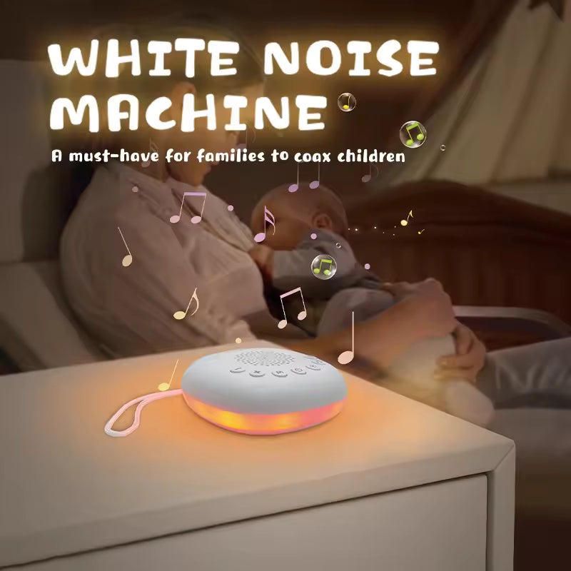 White Noise Machine with Colorful Breathing Light & 20 Peaceful Sounds for Deep Sleep and Mindful Moments