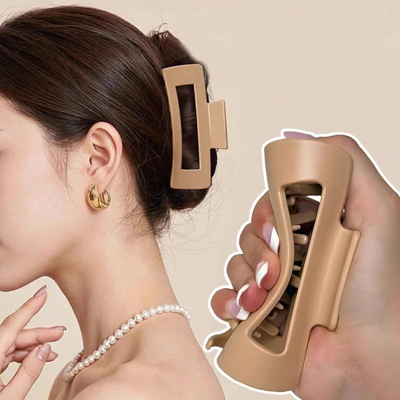 Soft Silicone Hair Clips For Women, Flexible Claw Clip Gentle Hold Protective Style No Snag Break Resistant Hair Accessories