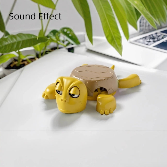 Turtle Coaster with Sound Funny Interactive Cup Holder for Kids Play and Table Protection 3D Printed Drink Mat for Coffee and Tea