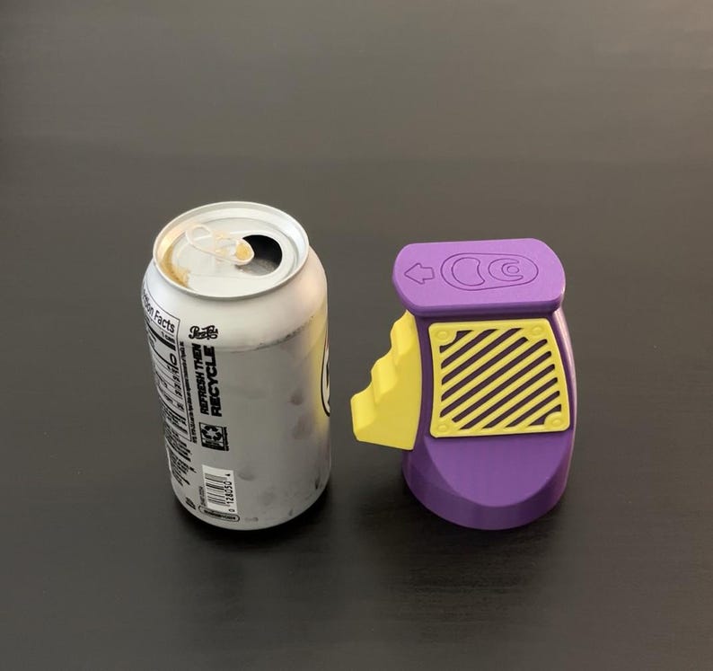 3D Printed Can Opener Reusable Tab Lifter Portable Ergonomic Beverage Tool for Nail Protection