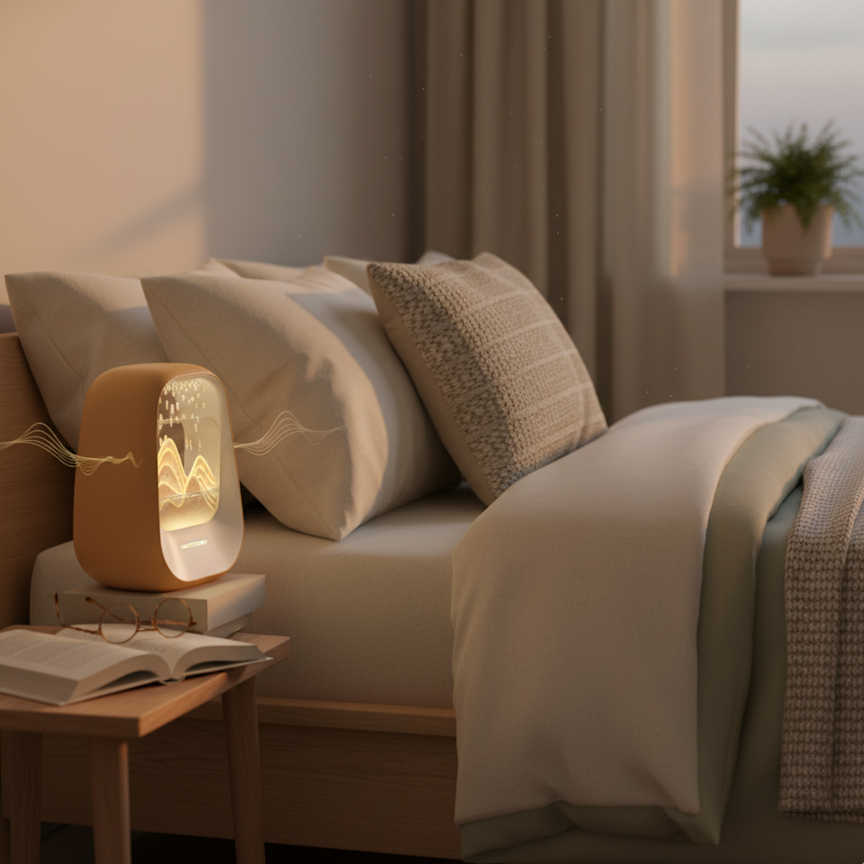 Raindrop Sleep Sound Bluetooth Speaker White Noise & Relaxing Night Light