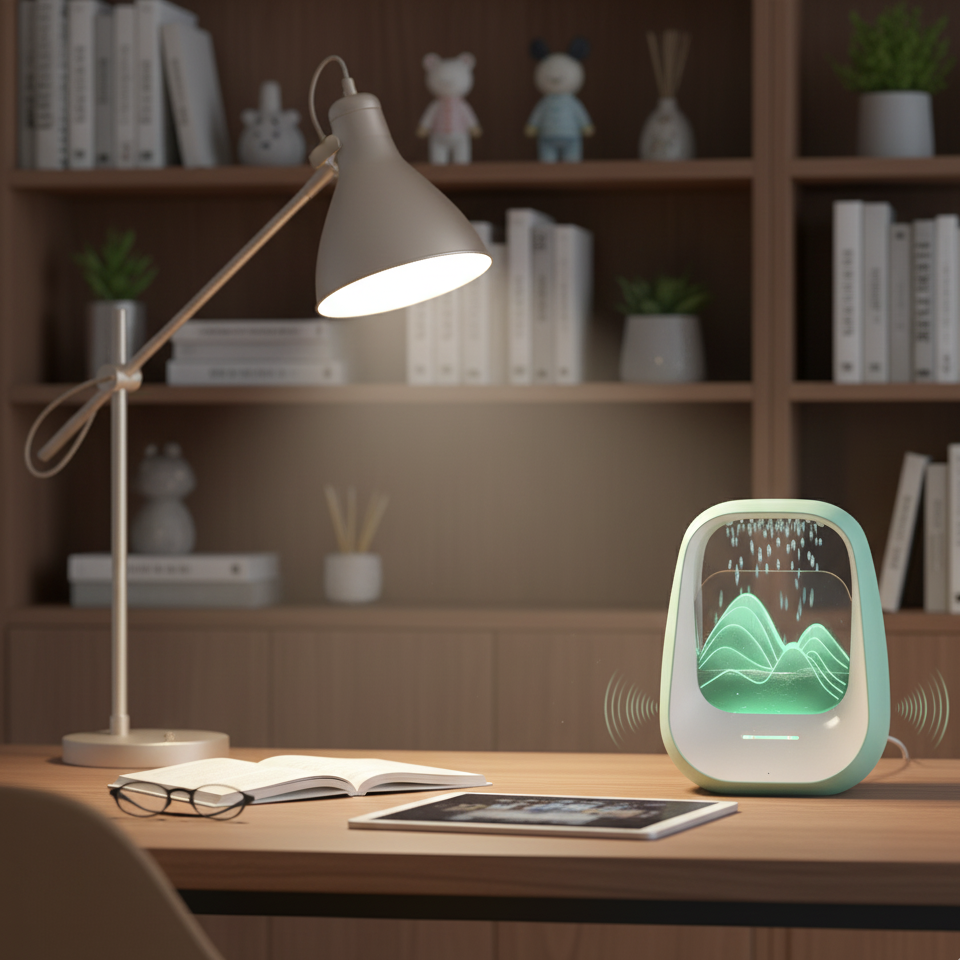 Raindrop Sleep Sound Bluetooth Speaker White Noise & Relaxing Night Light