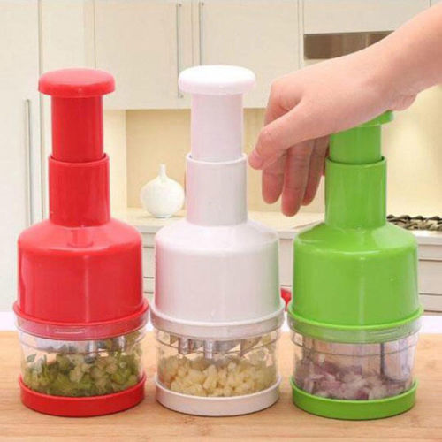 Multi-Purpose Manual Vegetable Cutter for Onions, Garlic, and More – Easy Press Design with Non-Slip Base
