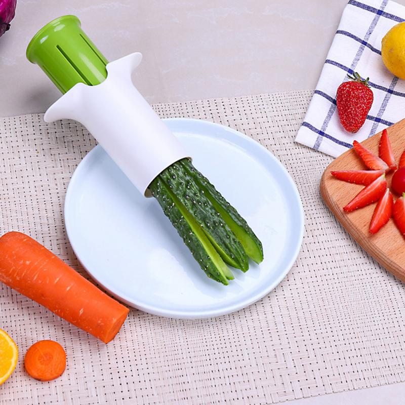 Vegetable Fruit Spiral Slicer Carrot Cucumber Grater Spiral Blade Cutter Salad Kitchen Tools Gadget