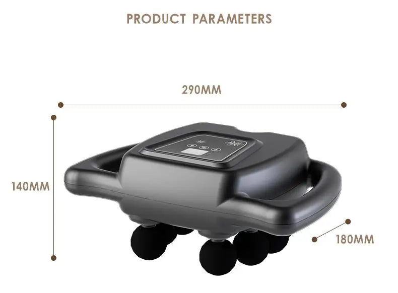 Massage Gun Professional Deep Tissue 16 Heads Percussion Muscle Massager with 99 Speed Levels for Neck, Shoulder, Back, and Full Body Relaxation